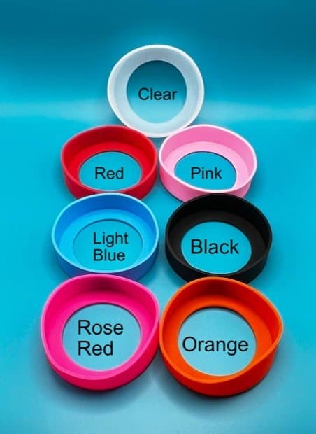 20oz Skinny Tumbler Rubber Boot, Anti-Slip Bottom Sleeve Cover, Tumbler Protection