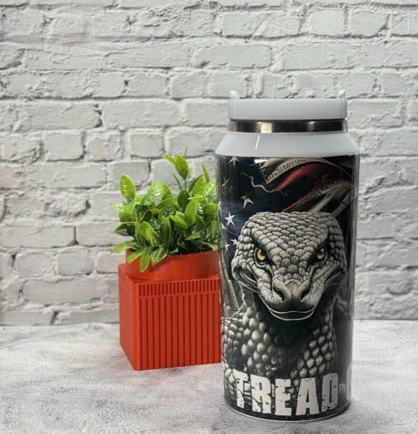 Don't Tread On Me Tumbler | 64oz Patriotic Water Bottle