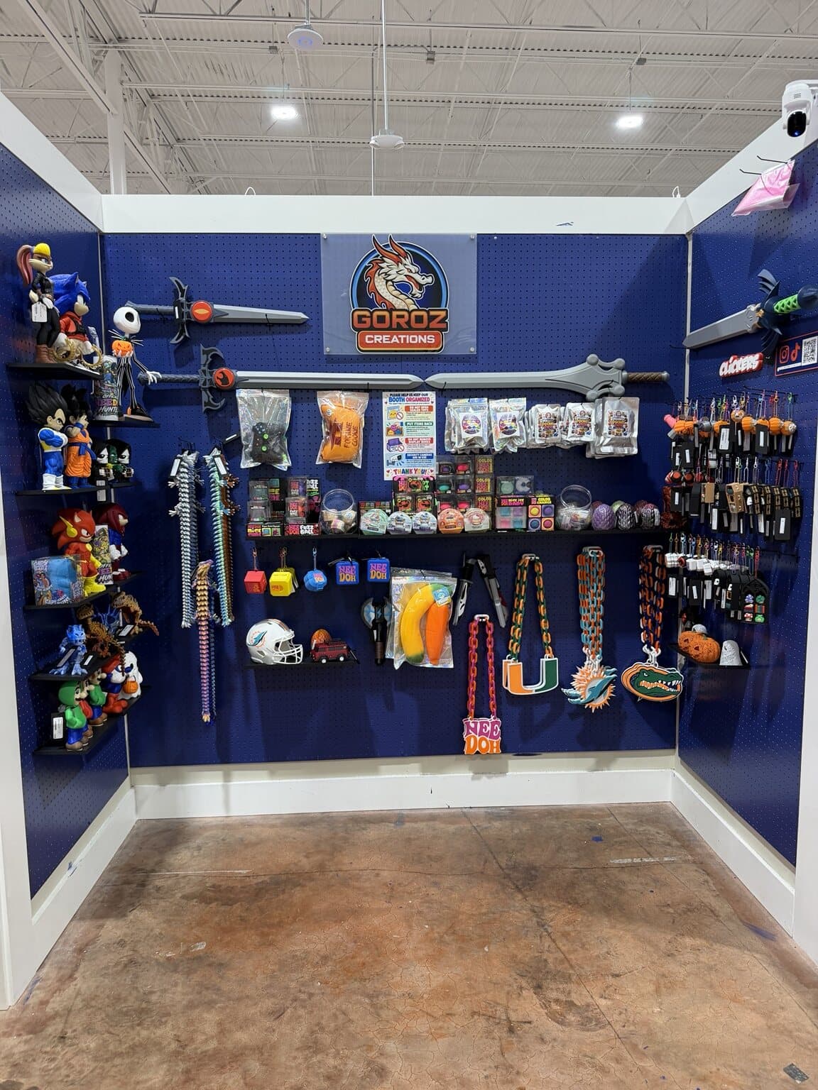 Goroz Creations physical shop at Mosaic Aisles
