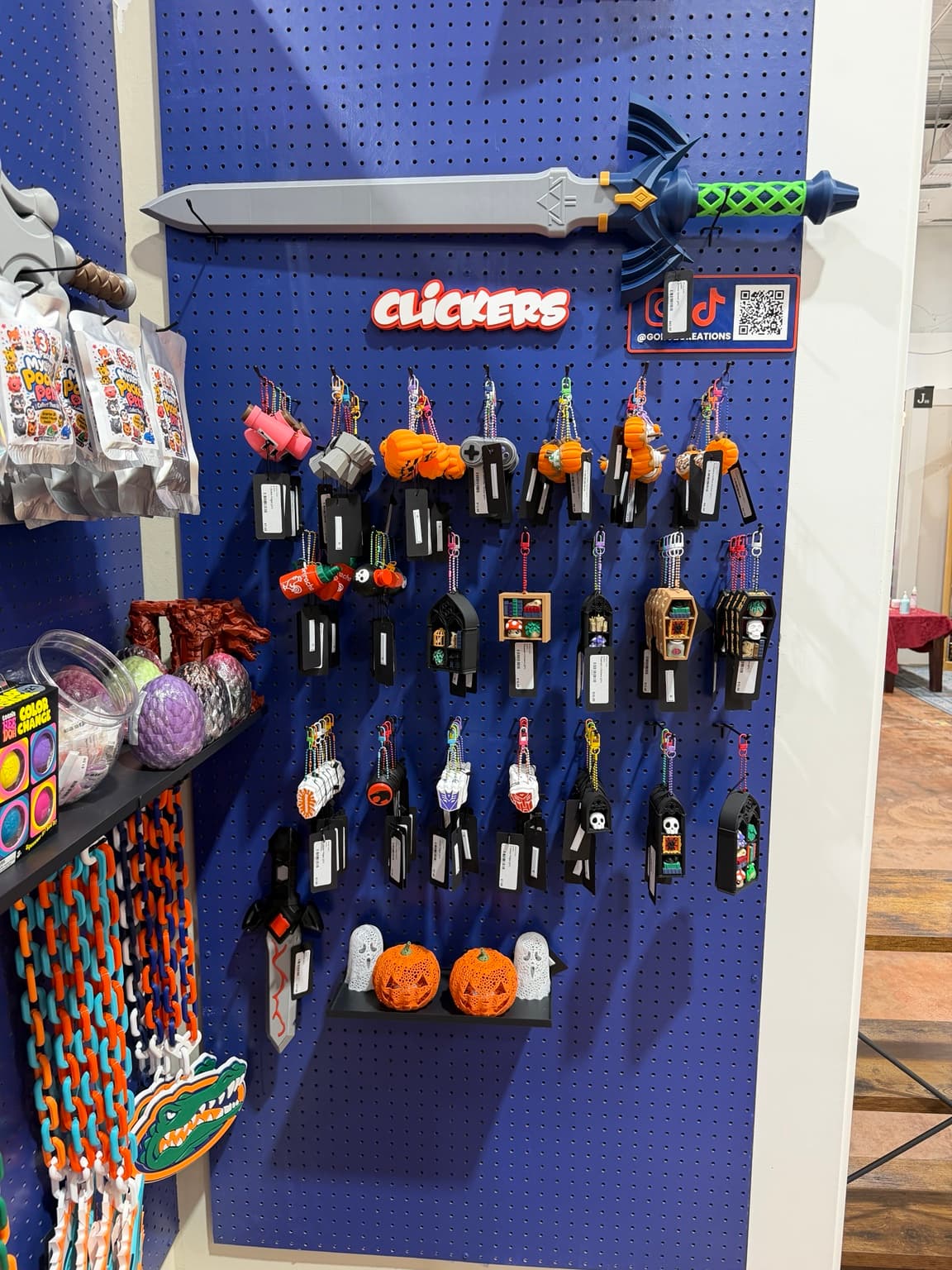 Fresh creations and booth restocks
